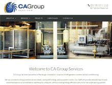 Tablet Screenshot of cagroupservices.com.au